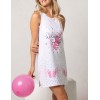Короткая сорочка из хлопка Sielei FASHION SUMMER SU42 milk, Цвет: milk (молоко), Размеры: M, изображение 3