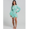 Короткое пляжное платье Cosita Linda CLC26059 MAYAN SHADES, Цвет: бирюзовый, Размеры: L, изображение 4