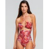 Слитный купальник с вырезом Cosita Linda CLM26051 RAINFOREST RADIANCE, Цвет: мульти, Размеры: M