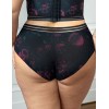 Трусы слипы Kris Line BLOSSOM briefs, Цвет: черный+сиреневый, Размеры: L, изображение 2