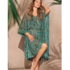 Туника из принтованной сетки Mia-Amore LUMINEL 2182, Цвет: зеленый, Размеры: 4XL/5XL