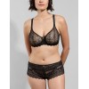Кружевные трусы-шорты Empreinte 02151 CASSIOPEE чёрный, Цвет: чёрный, Размеры: M, изображение 3