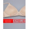 Гладкий бюстгальтер без косточек Amelie MILLA 2018 пион new, Цвет: пион, Размеры: 70A, изображение 6