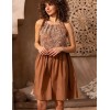 Короткий сарафан Mia-Amore BARBADOS 6000, Цвет: капучино, Размеры: 2XL/3XL