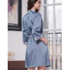 Короткий халат Mia-Amore ELIZA 8173 серебристый, Цвет: серебристый, Размеры: 2XL, изображение 2