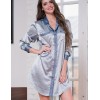 Домашняя рубашка Mia-Amore ELIZA 8177 серебристый, Цвет: серебристый, Размеры: 2XL