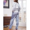 Атласный комплект жакет+брюки Mia-Amore ELIZA 8176 серебристый, Цвет: серебристый, Размеры: 2XL, изображение 2