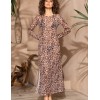 Длинная туника для пляжа Mia-Amore EVERLY 2387, Цвет: коричневый, Размеры: 3XL, изображение 4