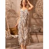 Сарафан из принтованной вискозы Mia-Amore SANTA CRUZ 5630, Цвет: бежевый, Размеры: 3XL, изображение 3