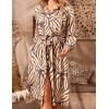 Длинная рубашка-халат Mia-Amore SANTA CRUZ 5631, Цвет: бежевый, Размеры: 2XL, изображение 4