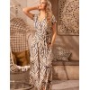 Длинное платье-халат Mia-Amore SANTA CRUZ 5637, Цвет: бежевый, Размеры: 3XL, изображение 3