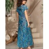 Длинное платье-туника Mia-Amore TROPICAL ISLAND 2364, Цвет: синий, Размеры: 2XL, изображение 2