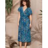 Туника с капюшоном Mia-Amore TROPICAL ISLAND 2366, Цвет: синий, Размеры: 2XL/3XL, изображение 2