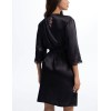 Шелковый халат Mia-Amore VALENSIA 3263 черный, Цвет: черный, Размеры: L/XL, изображение 3
