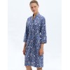 Халат из хлопка Very Neat РАКУШКИ Е50033, Цвет: тёмно-синий, Размеры: XL, изображение 3
