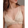 Кружевной топ бралетт Amelie VERA 2525 пудра, Цвет: пудра, Размеры: S