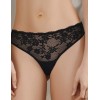 Трусики стринги кружевные Amelie VERA 2516-1 черный, Цвет: черный, Размеры: S