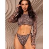Купальник топ со стрингами Mia-Amore BEVERLY 2208 бежевый, Цвет: бежевый, Размеры: L