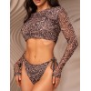 Купальник топ со стрингами Mia-Amore BEVERLY 2208 бежевый, Цвет: бежевый, Размеры: L, изображение 3