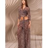 Комплект с этно-принтом Mia-Amore BEVERLY 2396 бежевый, Цвет: бежевый, Размеры: 2XL