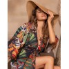 Длинный пляжный халат Mia-Amore COLIBRI 5689, Цвет: мультицвет, Размеры: L/XL, изображение 3