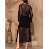 Ажурный пляжный комплект Mia-Amore FORTUNATA 5662 черный, Цвет: черный, Размеры: 2XL, изображение 2