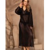 Длинная ажурная туника Mia-Amore FORTUNATA 5669 черный, Цвет: черный, Размеры: 2XL/3XL