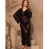 Длинная ажурная туника Mia-Amore FORTUNATA 5669 черный, Цвет: черный, Размеры: 2XL/3XL, изображение 3