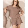 Комплект из хлопкового муслина Mia-Amore NANCY 6033 шоколадный, Цвет: шоколадный, Размеры: L