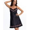 Короткая сорочка с вышивкой Mia-Amore VALENSIA 3260 черный, Цвет: черный, Размеры: 2XL, изображение 3
