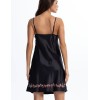 Короткая сорочка с вышивкой Mia-Amore VALENSIA 3260 черный, Цвет: черный, Размеры: 2XL, изображение 2