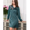 Платье-рубашка Mia-Amore VALENSIA 3267 малахитовый, Цвет: малахитовый, Размеры: 2XL/3XL, изображение 5