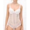 Кружевное боди Ysabel Mora 10178 BRIDAL жемчужный, Цвет: жемчужный, Размеры: 85B