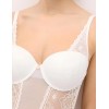 Кружевное боди Ysabel Mora 10178 BRIDAL жемчужный, Цвет: жемчужный, Размеры: 85B, изображение 4