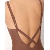 Совместный купальник Ysabel Mora CALETA 83471 коричневый, Цвет: коричневый, Размеры: 85B, изображение 5