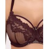 Бюстгальтер полупоролон Ava SOLENE 2233 PU chocolate brown, Цвет: шоколад, Размеры: 75E, изображение 3