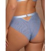 Высокие трусы бразилиана Kinga ALIA BLUE 1264/2-B, Цвет: серо-голубой, Размеры: XS, изображение 2