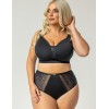 Бюстгальтер без косточек Kris Line NOA soft pro comfort no wire, Цвет: черный, Размеры: 100D, изображение 6
