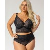 Трусы высокие стринги Kris Line NOA stringi high waist, Цвет: черный, Размеры: 3XL, изображение 3
