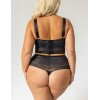 Трусы высокие стринги Kris Line NOA stringi high waist, Цвет: черный, Размеры: 3XL, изображение 4