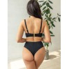 Купальный бюстгальтер бандо Kris Line BORA BORA balkonette MHM, Цвет: черный, Размеры: 60G, изображение 7