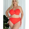 Купальный бюстгальтер балконет Kris Line CORAL balkonette MHM, Цвет: коралл, Размеры: 65G, изображение 7