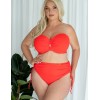 Плавки бразилиана высокие Kris Line CORAL brasyliana high waist, Цвет: коралл, Размеры: M, изображение 3