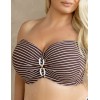 Верх купальника бандо Kris Line JAVA balkonette MHM, Цвет: коричневый, Размеры: 65G