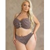 Верх купальника бандо Kris Line JAVA balkonette MHM, Цвет: коричневый, Размеры: 65G, изображение 5