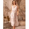 Длинное платье-рубашка Mia-Amore TELMA 5784, Цвет: латте, Размеры: L