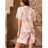 Комплект рубашка с шортами Mia-Amore TELMA 5787, Цвет: латте, Размеры: 3XL, изображение 2