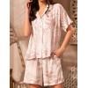 Комплект рубашка с шортами Mia-Amore TELMA 5787, Цвет: латте, Размеры: 3XL, изображение 4