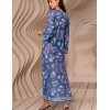 Длинная туника для пляжа Mia-Amore UNDINA 2408, Цвет: синий, Размеры: 3XL, изображение 2
