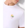 Мужская футболка Ysabel Mora SKULL 90536, Цвет: белый, Размеры: M, изображение 3